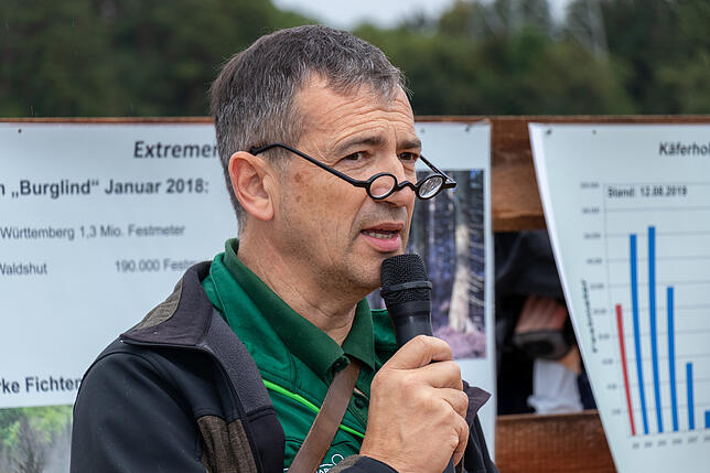 Norbert Schwarz, Geschäftsführer der Waldgenossenschaft Südschwarzwald.