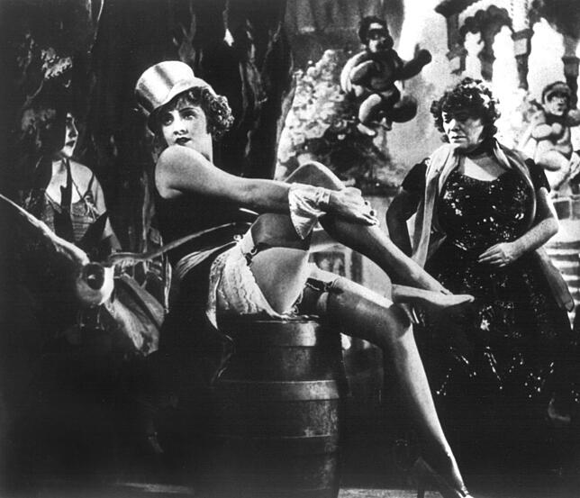 Die Schauspielerin Marlene Dietrich als Lola Lola in dem Ufa-Film „Der blaue Engel“ von 1929.