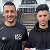 Der FC 08 hat Ergi Alihoxha (rechts) verpflichtet. FC 08-Cheftrainer Marcel Yahyaijan freut sich über die Zusage.