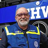 Wolfgang Rüdiger Ortsbeauftragter des THW Konstanz ist glücklich, dass sich gleich 20 Frauen und Männer ehrenamtlich engagieren wollen.