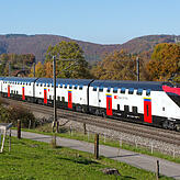 Ein Zug der SBB im Einsatz.