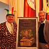 Narrenrichter Jürgen Koterzyna mit Gastredner Boris Palmer in der Pause der Dreikönigssitzung 2023.