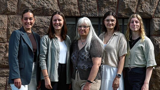 Das Team Gesundheitsnetzwerk Schwarzwald-Baar (von links): Laura Sunseri, Meike Kreysing, Kerstin Pahlke, Regina Lechmann und Sabrina ...