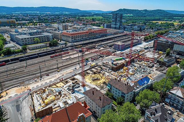 Bild 8: &bdquo;Cano zum Ersten&ldquo;: Wie sich der Bau des Singener Einkaufszentrums seit Oktober 2018 bis heute verändert