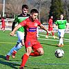 5:1 stand es am Ende des Duells zwischen dem FC Bad Dürrheim (Ramiro David de Lillo, in rot) und dem FC Furtwangen (Peter Bächle). Die ...