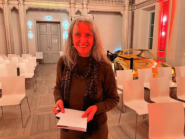 Monika Fetzner ist aus Trossingen gekommen. Sie schätzt die japanische Kultur seit einen längeren Arbeitseinsatz dort.