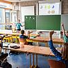 Unterricht in Corona-Zeiten: Vieles ist wegen der Pandemie anders &ndash; auch an Schulen.