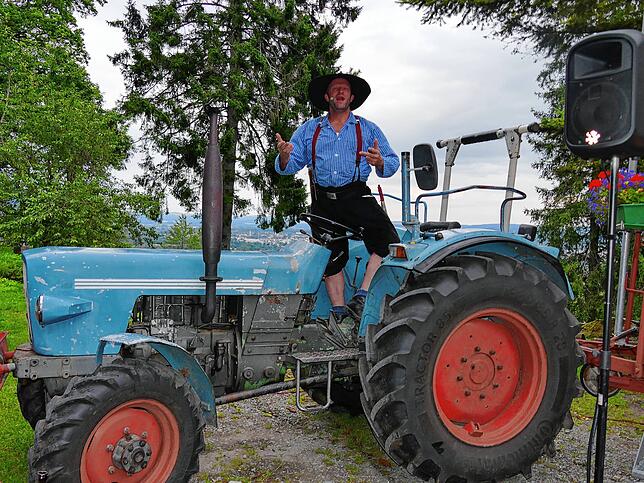 Der Schauspieler und Kabarettist Martin Wangler, bekannt aus der Schwarzwaldserie „Die Fallers“, kam im Juli 2021 als ...