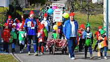 Kein Narrenumzug (Bild von 2020), keine Straßenfasnacht, ja keinerlei Fasnachtsveranstaltungen wird es in diesem Jahr in Gurtweil geben.