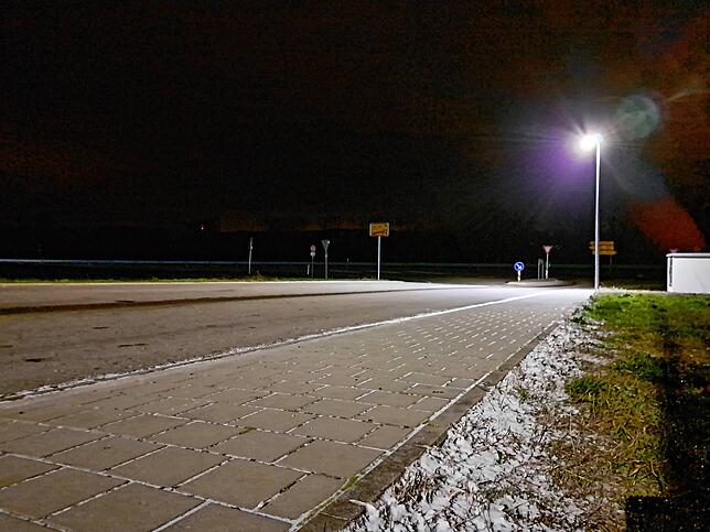 Leere Straßen rum um das Dreieck B34 und B314