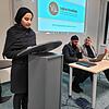 Die erst 16-jährige Tufiek Butt sprach beim Neujahrsempfang der Ahmadiyya Muslim Gemeinde im Milchwerk über die Rolle der ...