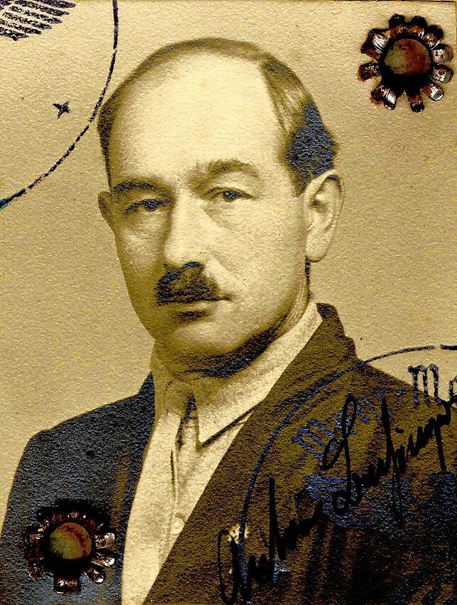 Anton Bechinger auf dem Passbild seines erhaltenen Wehrpasses von 1938.