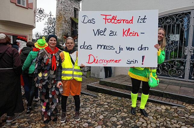 Bild 14: Kaiser auf dem Folterrad