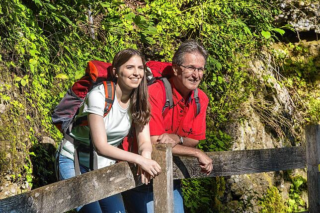 Wandern in der Bodensee-Region.