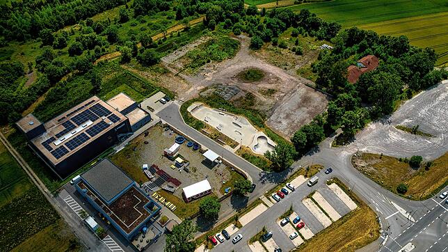 Auf dem Klosterhof-Areal soll eine Jump&lsquo;n Run-Halle entstehen. Unser Bild stammt von Juli 2022.