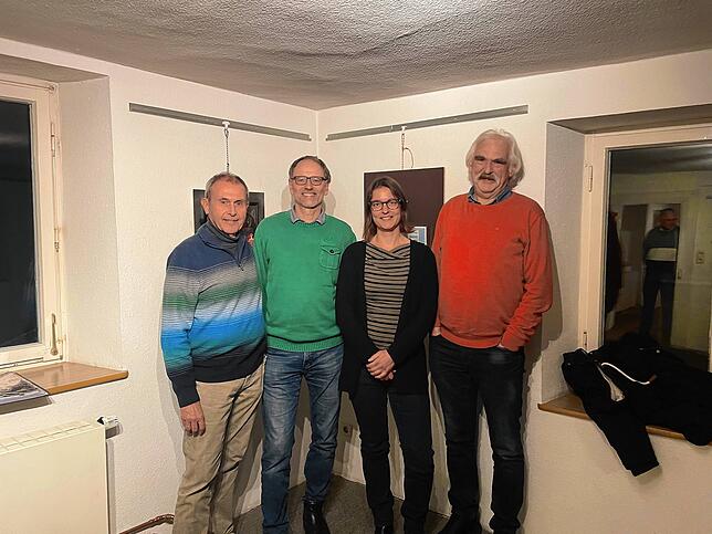 Die vier Kandidaten für die Ortschaftsratswahlen für Rippolingen. Von links: Rolf Joist, Franz Stortz, Kerstin Kimmel und Rudi Oberscheidt.