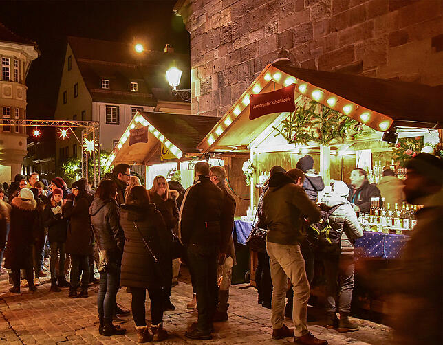 Halbzeit beim Villinger Weihnachtsmarkt.