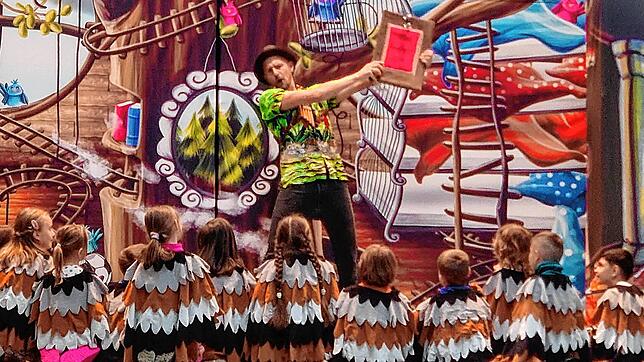 Die Opernretter sind zu Gast in der Grundschule Dogern. Foto: Isabelle Bartelmeß