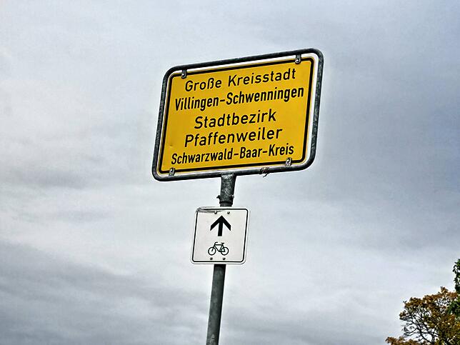 Auch auf Umwegen kommt man in Pfaffenweiler an.