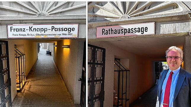 Bis vor Kurzem trug die Passage neben dem Konstanzer Rathaus den Namen Franz Knapp – als Zeichen der Ehrung des ehemaligen ...