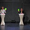 Mit grünen und roten Karten zeigten die Landtagskandidaten aus dem Wahlkreis 59 in der SÜDKURIER-Wahlarena ihre Zustimmung oder ...