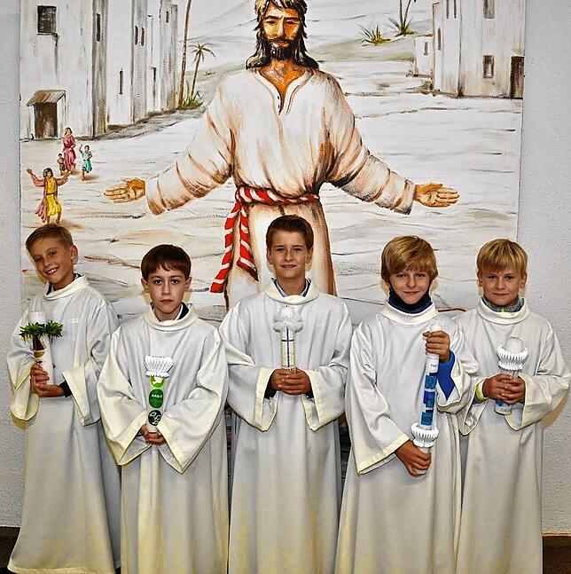 Am 3.&nbsp;Oktober um 14&nbsp;Uhr konnten die Erstkommunionkinder unter dem Motto &bdquo;Jesus, erzähl uns vom Reich Gottes&ldquo; das ...