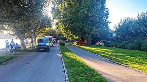 (Archivfoto) Eine gute Stunde lang waren 46 Einsatzkräfte von Polizei, Feuerwehr und DLRG sowie die Drohneneinheit des Landkreises im ...