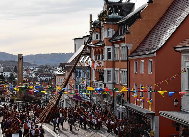 Bild 29: Bilder vom Narrenbaum-Setzen in Stockach Teil 1