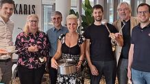Sie freuen sich auf die Einkaufsnacht am 7. September (von links): Niklas Grom, Nadin Lorenz, Stefan Baur, Christine Neu, Marco ...