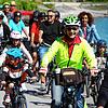 Auf zum Velopicknick: Der Radtour durch Konstanz und Kreuzlingen schließen sich bei strahlendem Sonnenschein am Muttertags-Sonntag rund ...