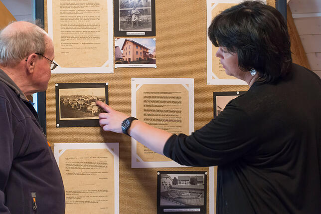 Ausstellung: Stephanie Stolz hatte die Ausstellung „UnGlückstag – 1. April 1944“ im April 2014 in Grafenhausen initiiert und unzählige ...