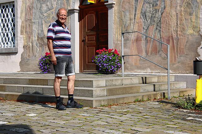 Der 75-jährige Engelbert Sittler sprüht vor Lebensfreude.