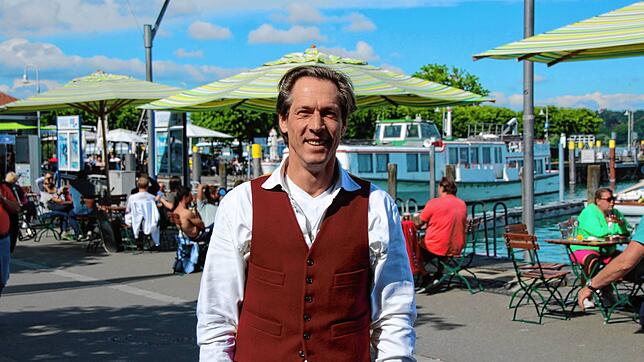 Markus Schweizer vom Biergarten Hafenhalle sehnt die Schweizer herbei: &bdquo;Es geht auch um unsere Mitarbeiter, die wieder mehr Arbeit ...