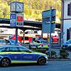 Polizeieinsatz im Oktober 2021 am Bahnhof in Waldshut: In der Doppelstadt sind im vergangenen Jahr 1517 Straftaten verübt worden.