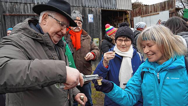 Bild 16: Bilder von der Glühweinwanderung zum Kloster Weppach
