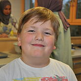 Mateo Schauer aus Meßkirch, 7 Jahre, besuchte die Veranstaltung mit seiner Mutter und seiner Schwester und rollte mit viel Ausdauer die ...