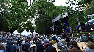 Der Rosenfelspark wird beim diesjährigen Stimmen-Festival kein Veranstaltungsort mehr sein (Archivbild).