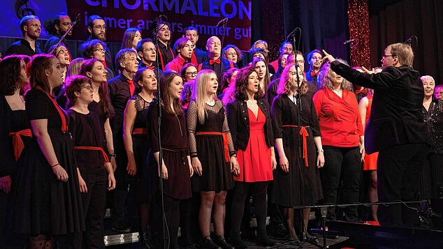 Das Ensemble, das auch als Chormäleon bekannt ist, wird Ende Juni beim Konzertsegel auf der Bühne stehen. Foto: Chormäleon