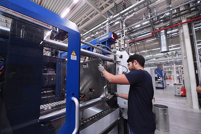 Ein Blick in den Produktionsbereich von IMS Gear. Der größte Arbeitgeber in Donaueschingen erwartet einen geringfügigen Umsatzzuwachs.