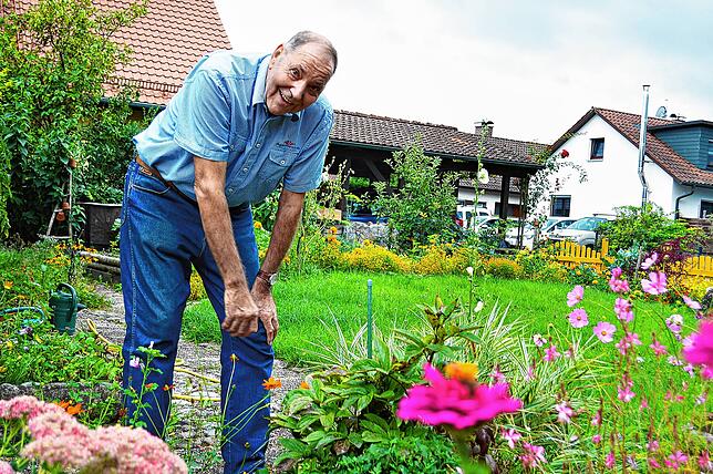 Seitdem Bernd Stocker nicht mehr regelmäßig filmt, verbringt er noch mehr Zeit in seinem Garten.