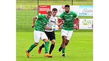 Dominik Kraus (links) und Ebrar Samcar (rechts) wechseln vom FC Bräunlingen zur DJK Donaueschingen.