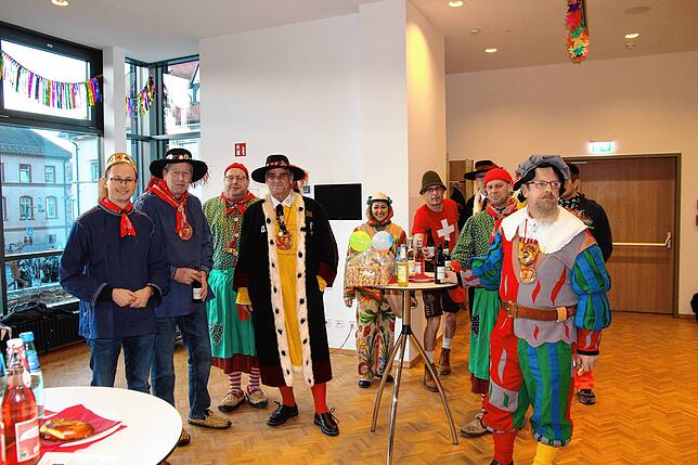 Bild 19: Mitreißende Guggenmusik bestimmte das 20- jährigen Jubiläum der „Brändbach Hupä“ in Bräunlingen.