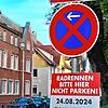 Während der Deutschland-Tour: absolutes Parkverbot in der Villinger Friedrichstraße.