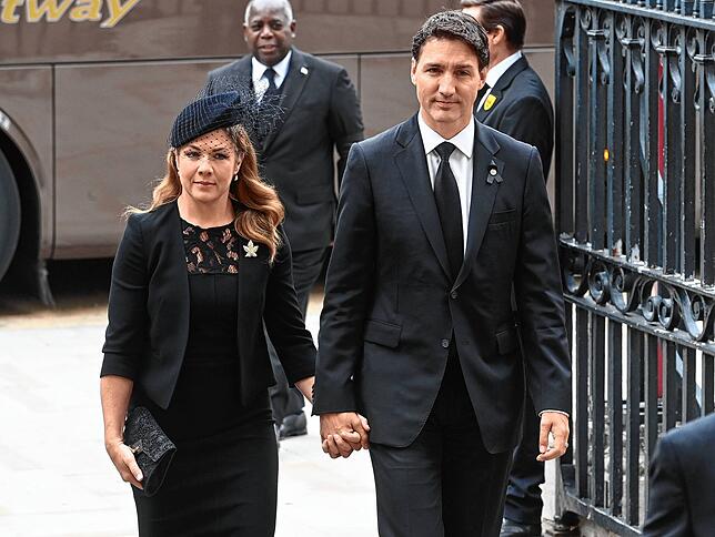 Justin Trudeau , Premierminister von Kanada, und seine Frau Sophie Trudeau