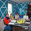 Das Team der Stadtjugendpflege im Jahr 2023: Margerit Haas, Susanne Fricke, Petra Brinkmann, Angelika Winter, Jasmin Schenk, Frank Dei ...