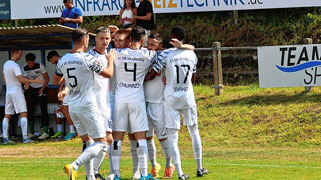Ein halbes Dutzend Torerfolge konnten die Villinger Spieler bei der Pokalpartie in Radolfzell feiern.