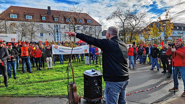 Bild 12: Bilder vom  IG-Metall-Protest für mehr Lohn