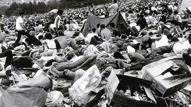 Das Woodstock-Festival wurde zu einem Meilenstein für eine ganze Generation. Bilder: Galerie Bilderwelt Berlin