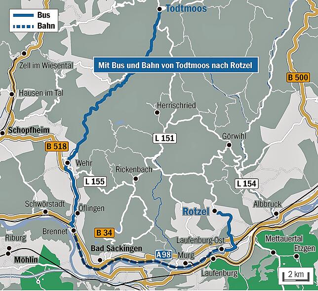 Quelle: Googlemaps, maps4news.de / Südkurier-Grafik: Steller