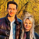Melia mit Darsteller Michael Wenz beim Videodreh zur neuen Single.